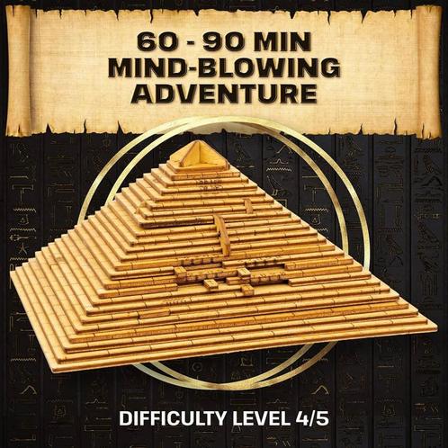 Escapebox pyramide Quest Pyramid van Escapewelt, Hobby en Vrije tijd, Denksport en Puzzels, Zo goed als nieuw, Minder dan 500 stukjes