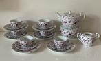 August Warnecke China Purper servies, Huis en Inrichting, Keuken | Servies, Ophalen of Verzenden, Zo goed als nieuw, Overige stijlen