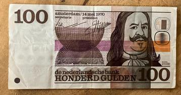 100 gulden 1970 Michiel de Ruyter beschikbaar voor biedingen