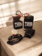 2 accus voor anatec voerboot.  inclusief lader., Ophalen of Verzenden, Gebruikt, Overige typen