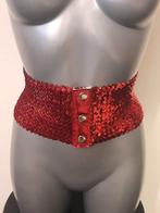 Red Sequin Waist Belt, 5 cm of meer, Minder dan 80 cm, Nieuw, Ophalen of Verzenden