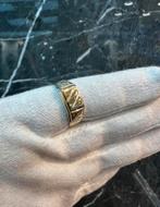 14k Gouden Massieve Zegelring, Sieraden, Tassen en Uiterlijk, Ringen, 20 of groter, Heer, Ophalen of Verzenden, Zo goed als nieuw