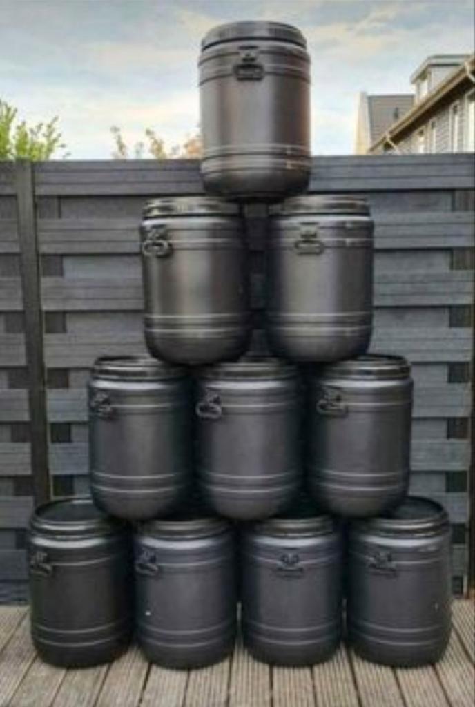 Voerton, Tuin en Terras, Regentonnen, Minder dan 75 liter, Ophalen