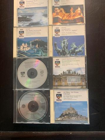 8 Klassieke orkest CD’S(beethoven/mozart/handel/bach/etc. beschikbaar voor biedingen