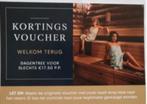 Sauna korting voucher, Tickets en Kaartjes, Kortingen en Cadeaubonnen, Twee personen, Kortingsbon, Spa of Sauna