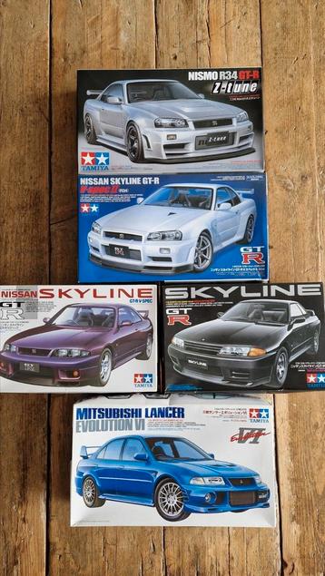 Tamiya 1/24 auto bouwsets NIEUW, Skyline GTR/ Evo beschikbaar voor biedingen