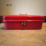 EMAILLE RODE BROODTROMMEL., Ophalen of Verzenden