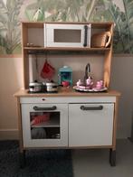 Speelkeuken met accessoires en AH mini's, Ophalen, Gebruikt, Hout, Speelkeuken