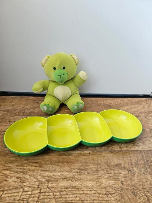 J.) Tupperware serveerschaal / hapjes schaal limegroen, Huis en Inrichting, Keuken | Tupperware, Zo goed als nieuw, Schaal, Groen
