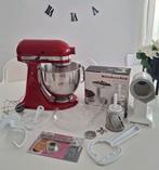 Kitchenaid Artisan met veel Toebehoren, Witgoed en Apparatuur, Keukenmixers, 4 liter of meer, Ophalen, Zo goed als nieuw, 3 snelheden of meer