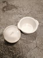 WEG=WEG!! WITTE EGAAL DEKSCHAAL ROBUUST POTTERY DISH, Nieuw, Ophalen of Verzenden, Overige stijlen, Glas