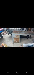 Gispen bureau werkbank vintage industrieel, Ophalen, Zo goed als nieuw