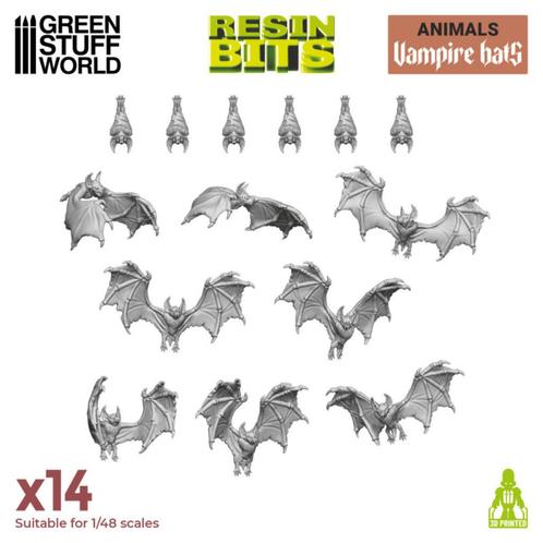 Miniaturen 3D printed set - Vampire Bats 12298 Wargames, Hobby en Vrije tijd, Wargaming, Nieuw, Overige soorten, Figuurtje(s)