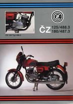 FOLDER CZ 125/180 (MY.1990) BROCHURE JAWA, Motoren, Overige merken