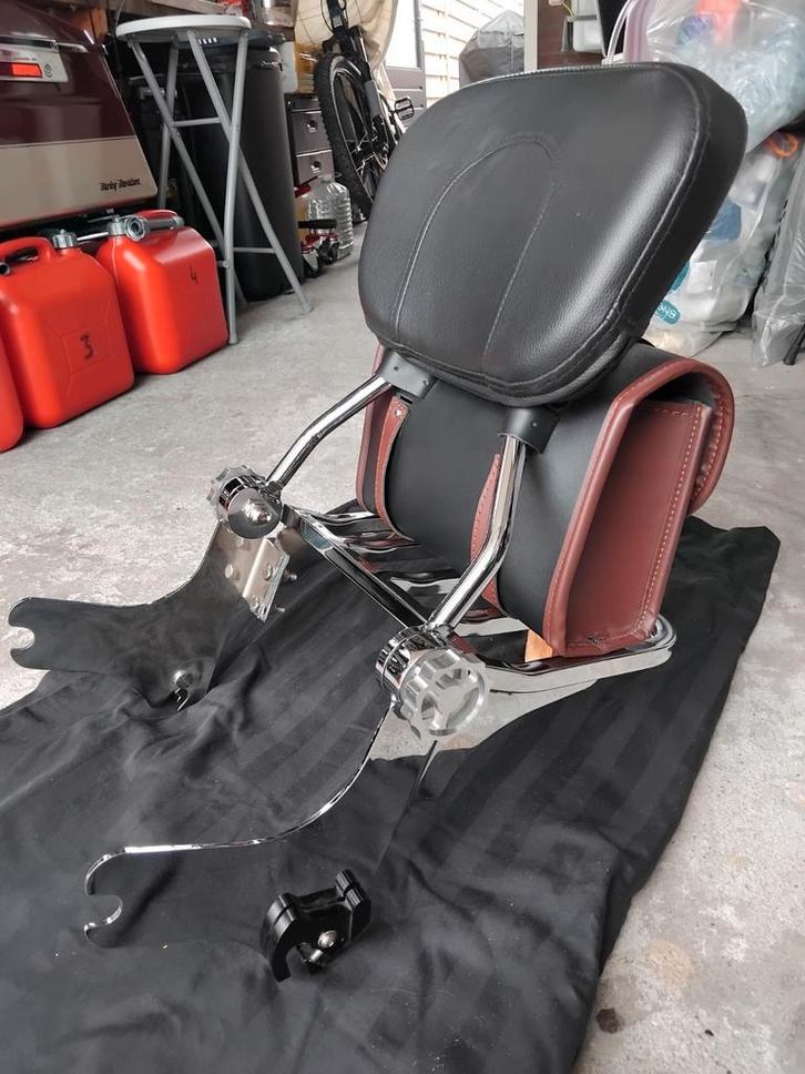 Harley Davidson rugsteun verstelbaar, Fietsen en Brommers, Scooters | Vespa, Zo goed als nieuw, Overige modellen, Ophalen of Verzenden