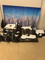 Landschap voor kerstdorp of treinen, Ophalen, Gebruikt