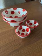 Kleurrijke kommetjes, Antiek en Kunst, Antiek | Servies compleet, Ophalen of Verzenden
