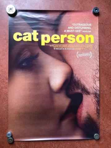 Originele filmposter “Cat Person” ongeveer 100 x 70 cm