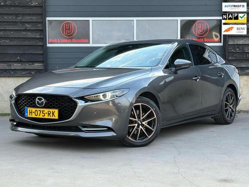 Mazda 3 2.0 e-SkyActiv-X M Hybrid 180 Luxury Bose Leder, Auto's, Mazda, Bedrijf, Te koop, ABS, Achteruitrijcamera, Adaptive Cruise Control