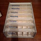 Medicijnbox 7 dagen per dag 5 vakjes, Ophalen of Verzenden