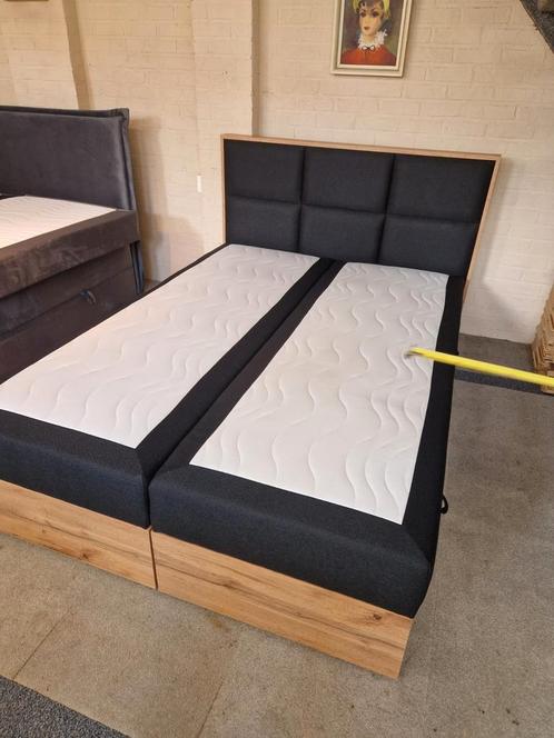 Boxspring met opbergruimte, Huis en Inrichting, Slaapkamer | Boxsprings, Nieuw, 140 cm, 200 cm, Tweepersoons, Ophalen