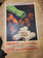 Poster Socialistische vrouwen / socialisme belgie 1932, Verzamelen, Posters, Ophalen of Verzenden, Gebruikt, A1 t/m A3, Rechthoekig Staand