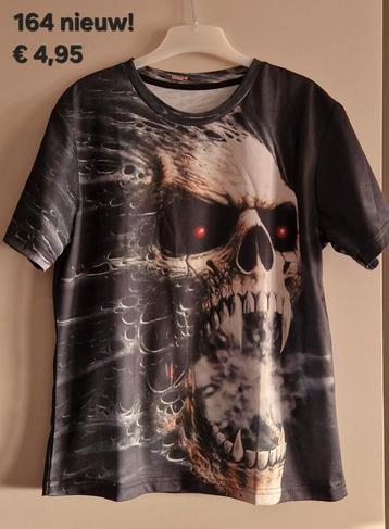 164 Nieuw! Shirt voor bv Halloween  beschikbaar voor biedingen