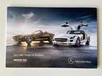 FOLDER VAN MERCEDES BENZ  SLS AMG COUPE EN ROADSTER, Ophalen of Verzenden, Gelezen, Mercedes