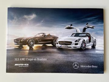 FOLDER VAN MERCEDES BENZ  SLS AMG COUPE EN ROADSTER beschikbaar voor biedingen