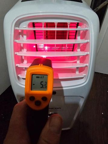 arico mobiele A werkend te zien 9000btu koud/evtw met vwarm beschikbaar voor biedingen