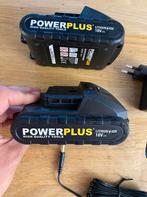 2x accu Power Plus, Doe-het-zelf en Verbouw, Gereedschap | Machine-onderdelen en Toebehoren, Ophalen of Verzenden, Zo goed als nieuw