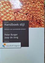 P. Burger - Handboek stijl, Ophalen of Verzenden, Zo goed als nieuw, P. Burger