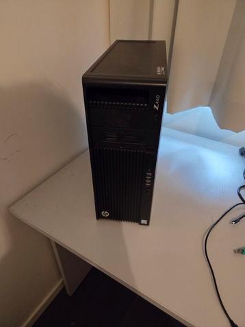 HP Z440 met Xeon 1650v4, 32g ram, 2tb nvme, AMD WX7100 Pro beschikbaar voor biedingen