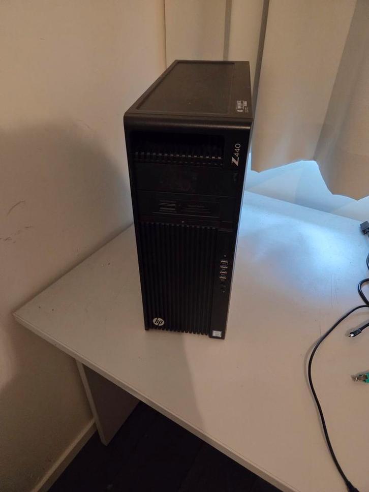 HP Z440 met Xeon 1650v4, 32g ram, 2tb nvme, AMD WX7100 Pro, Computers en Software, Desktop Pc's, Gebruikt, 3 tot 4 Ghz, SSD, 32 GB