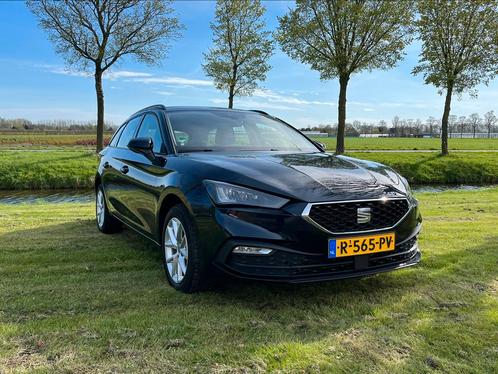 Seat Leon Sportstourer 1.0 TSI 90pk 2022 Blauw, Auto's, Seat, Particulier, Leon, ABS, Adaptive Cruise Control, Airbags, Airconditioning