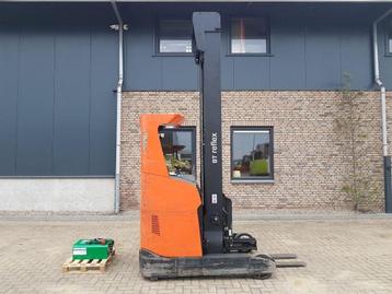 BT RRE180H Toyota 1.8 ton Triplex Freelift Sideshift Elektra beschikbaar voor biedingen