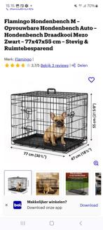 Honden bench maat M in goede staat, Dieren en Toebehoren, Ophalen, Gebruikt