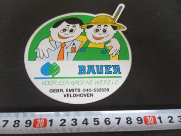 sticker Veldhoven Gebr. Smits  BAUER voor een groen wereld  beschikbaar voor biedingen