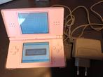 Nintendo DS Lite - Roze - Inclusief oplader, Spelcomputers en Games, Ophalen of Verzenden, Gebruikt, Roze, DS Lite