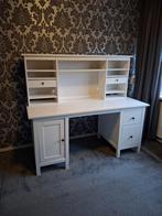 Te koop ,wit bureau,ikea ,hemnes, Huis en Inrichting, Bureaus, Ophalen, Gebruikt