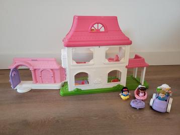 Leuk Fisher-Price Poppenhuis met Figuren beschikbaar voor biedingen