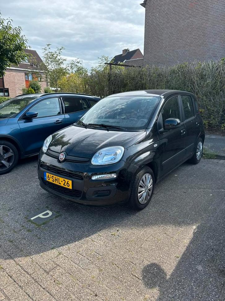 Fiat Panda 0.9 TwinAir 48KW 2013 Zwart €2790 APK april 2026, Auto's, Fiat, Particulier, Panda, ABS, Airbags, Airconditioning, Boordcomputer