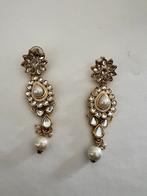 Indian bollywood kundan oorbellen, Sieraden, Tassen en Uiterlijk, Ophalen of Verzenden, Zo goed als nieuw, Overige materialen