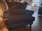 Landelijke Fauteuil - Antraciet Grijs, Huis en Inrichting, Fauteuils, Ophalen, Gebruikt, 100 tot 125 cm, 100 tot 125 cm