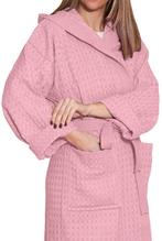 wafel badjas met capuchon, diverse kleuren en maten, Kleding | Dames, Re Sole, Ophalen of Verzenden, Nieuw, Maat 38/40 (M)