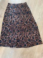 NIEUW satijnen rok maat 36, Bruin, Zo goed als nieuw, Maat 36 (S), Onder de knie