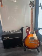 Epiphone les paul 100 elektrische gitaar, Epiphone, Met versterker, Ophalen of Verzenden, Zo goed als nieuw