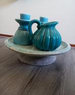 Brynxz decoratie. Blauw/ groen., Huis en Inrichting, Ophalen, Blauw, Aardewerk of Porselein, Zo goed als nieuw