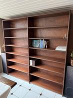 Mooie stevige houten boekenkast met 14 schappen, Ophalen, Met plank(en), 150 tot 200 cm, Zo goed als nieuw