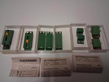 9 x fleischmann 6954/6953/6950/519 schakelmateriaal  beschikbaar voor biedingen